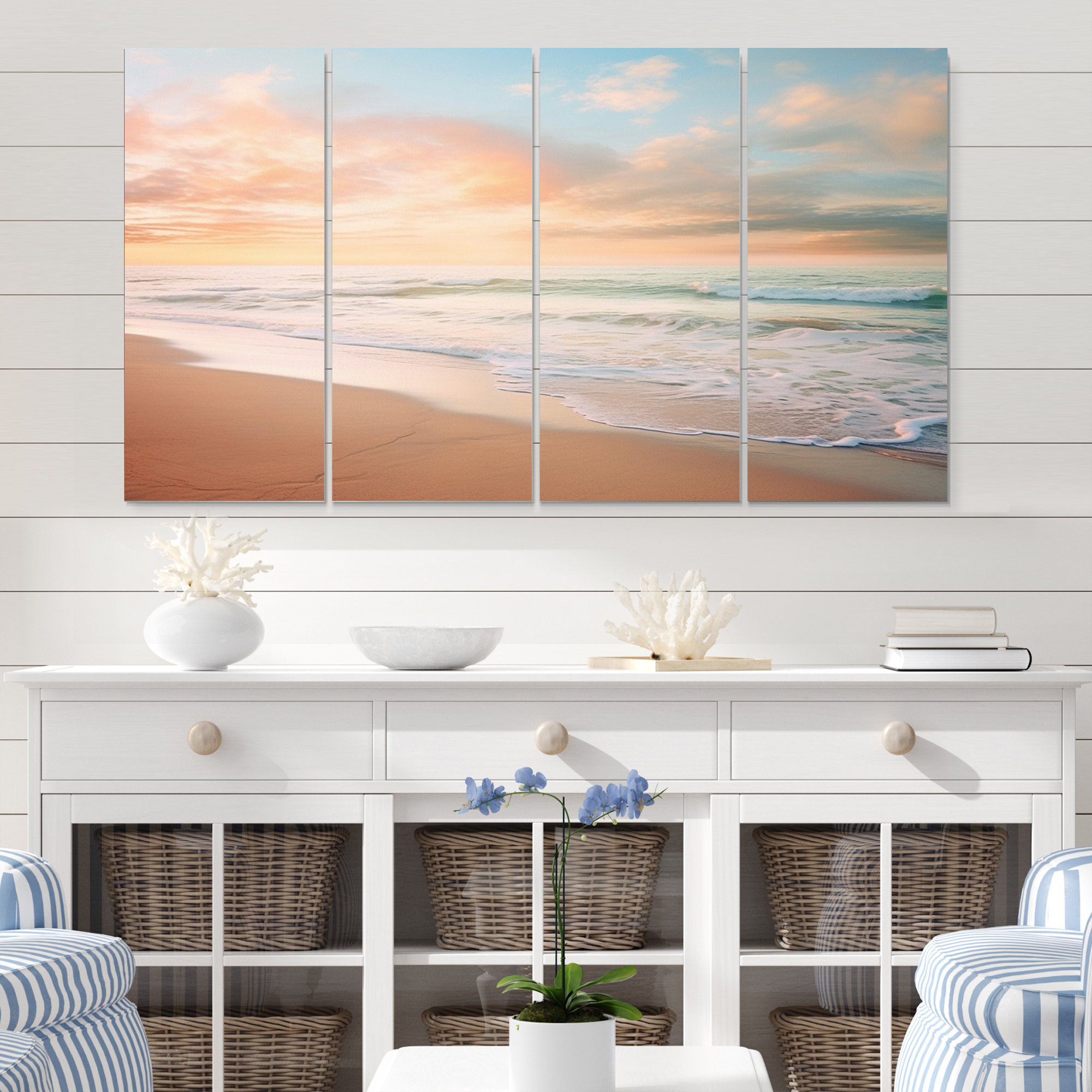 DesignArt Beach Photo Coastal Tranquility I " Beach Photo Coastal